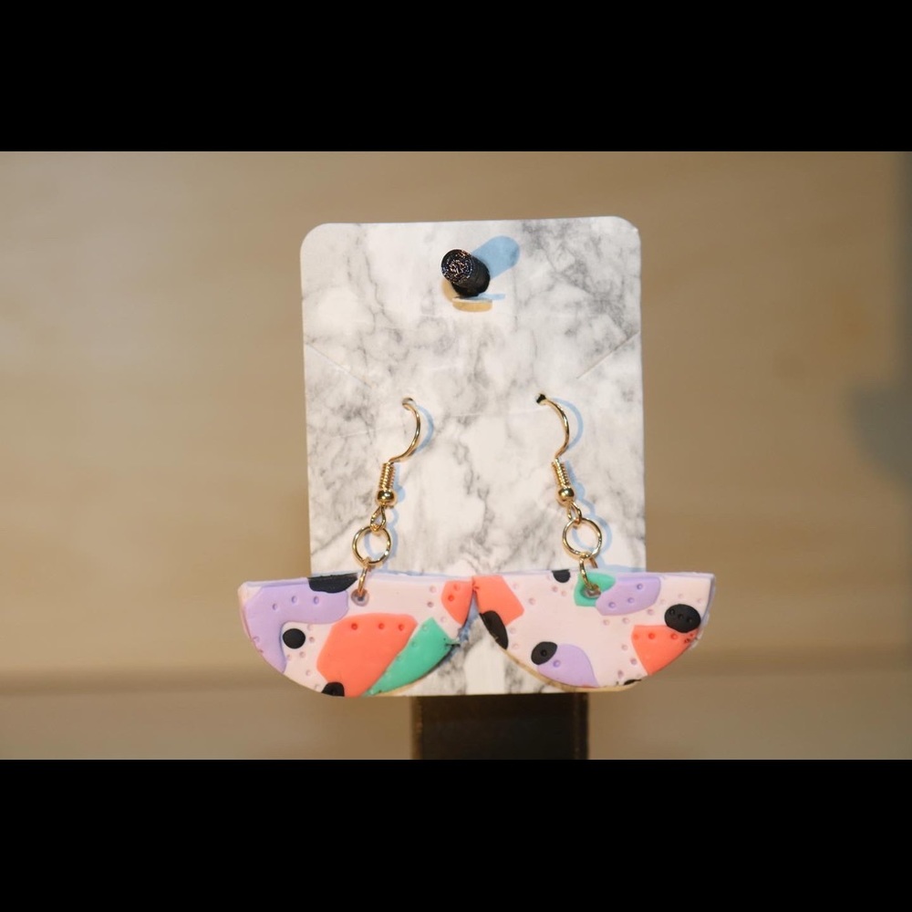 Handmade 90s inspired earrings!